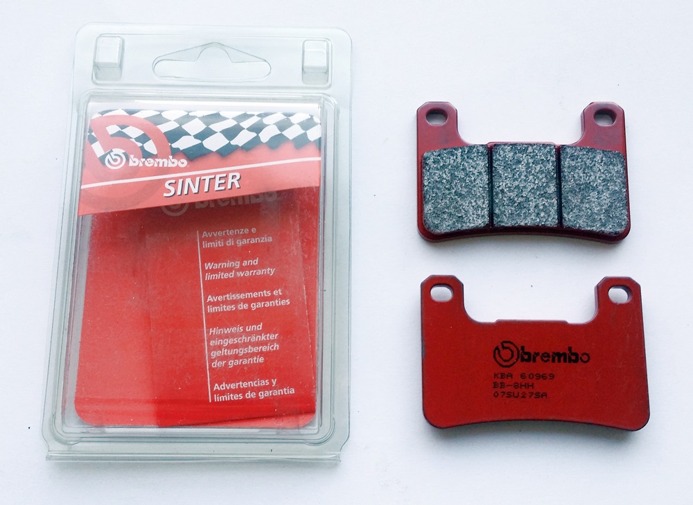 Brembo Standard Bremsbelag vorn Sinter 07SU27SA passend für Suzuki GSX-R 1000 WVBZ / WVB6 (Bj.04-06)