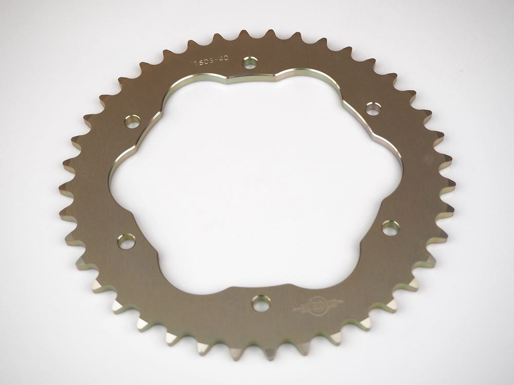 Kettenrad Alu passend für Ducati 38 bis 45 Zähne (525) für Adapter von JT