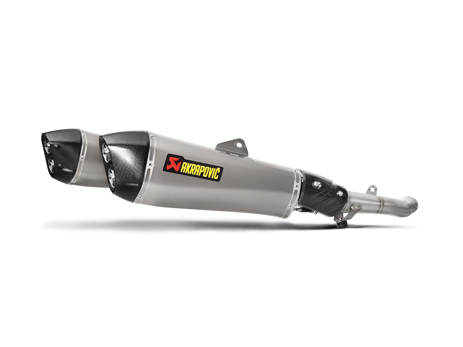 Akrapovic Slip On Schalldämpfer Titan passend für Kawasaki ZZR 1400 / ZX14R; Baujahre: 2012-2020