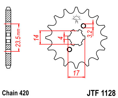 Kettenritzel Ritzel 11 12 13 14 15 Zähne (420) CNC passend für Aprilia Derbi Gilera 50