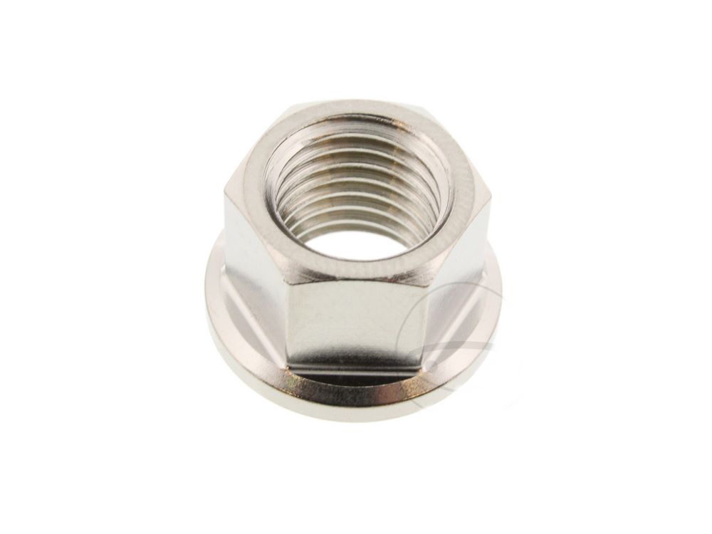 Mutter Kettenrad M12X1.5 mm Edelstahl / Titan passend für BMW S 1000 R RR XR HP4