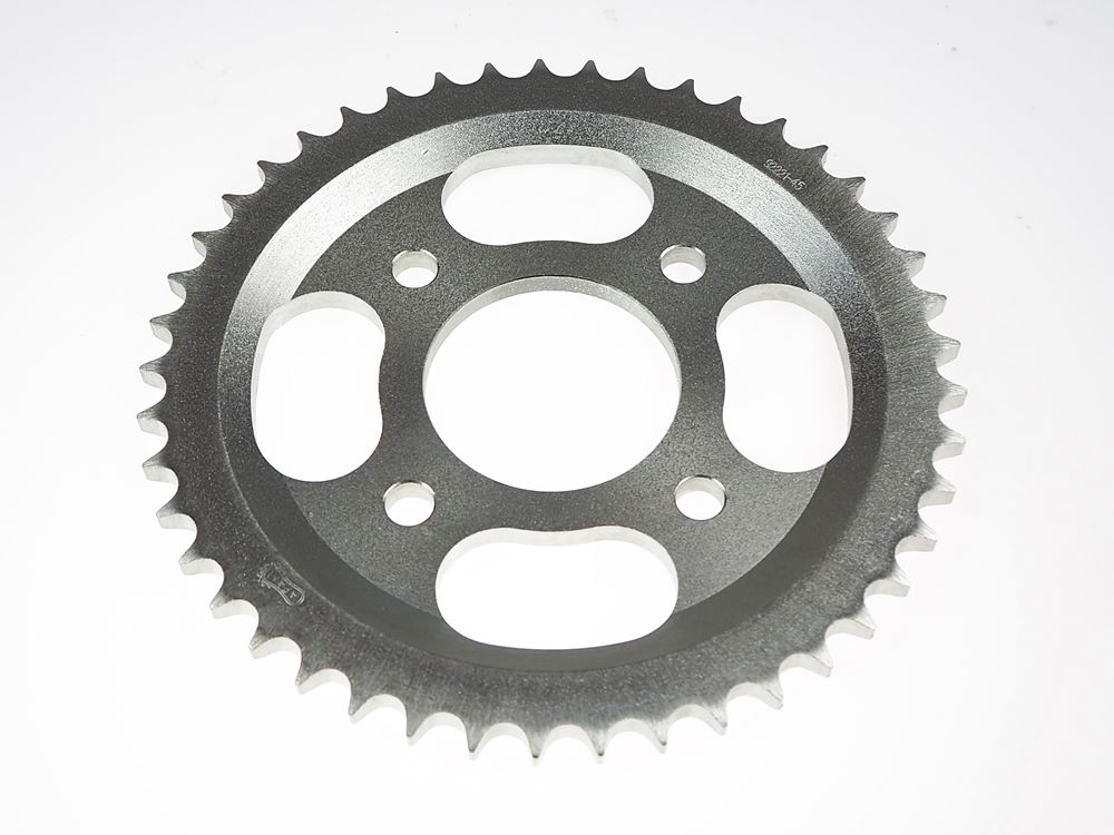 Kettenrad Stahl 42 45 46 Zähne (428) gekröpftes Kettenrad passend für Mash von afam