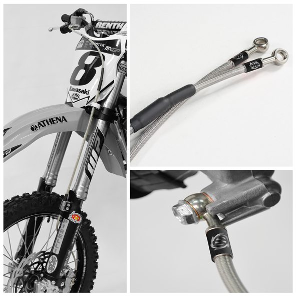 Stahlflex-Bremsleitung für Moto-Master Radial-Bremszylinder vorne - 212003