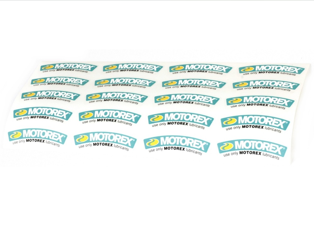 Motorex Aufkleber grün weiß