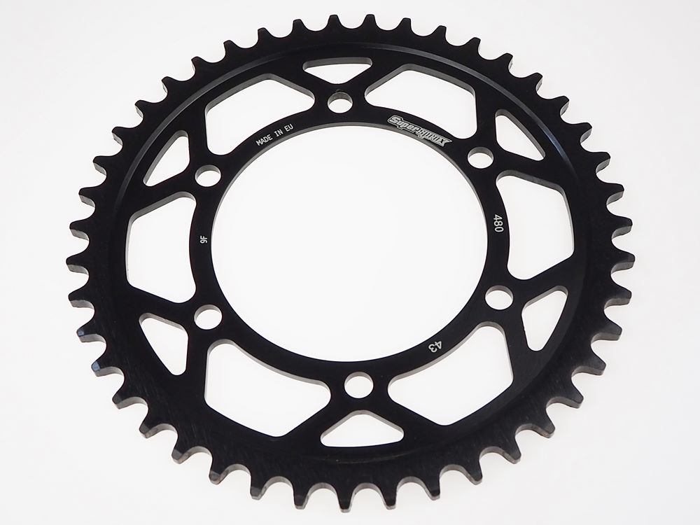 Kettenrad Racing Stahl supersprox 43 44 45 46 47 Zähne - (525) passend für Yamaha MT07 MT09 MT10 Tra