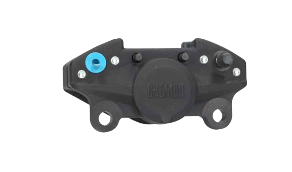 Brembo Bremszange 2-Kolben-Festzange P2F08N - 20294512 - schwarz, symetrisch, für links und rechts