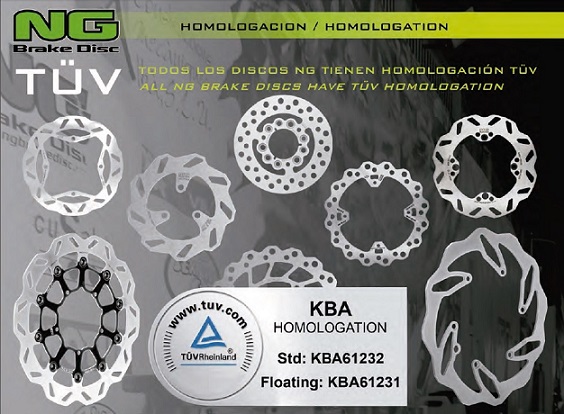 Bremsscheibe vorn Aprilia RS 250 Replica / Cagiva Raptor - NG1236