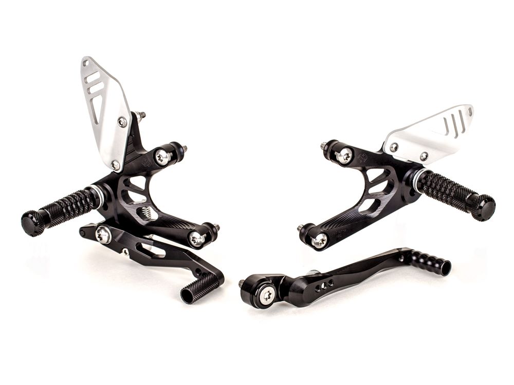 Gilles Fussrastenanlage FXR-H05-B passend für Honda CB650 F / R  CBR 500 F / R mit Teilegutachten