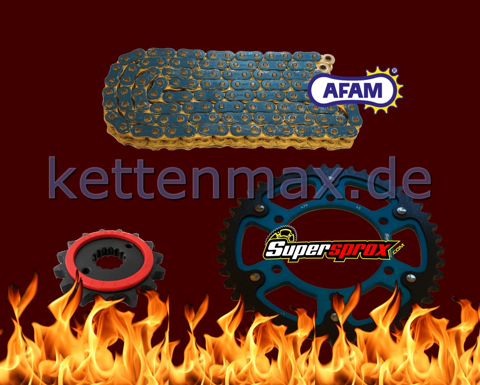 Kettensatz passend für Suzuki GSX-R 600 WVB2 Bj. 2004-2005