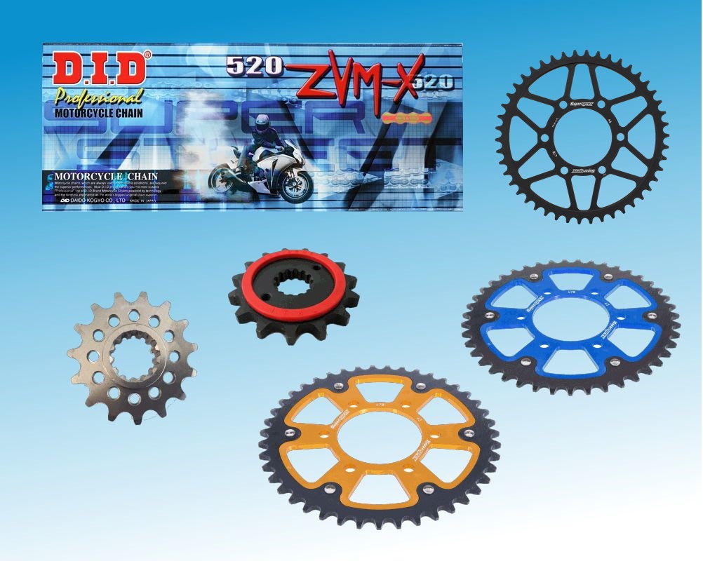 Kettensatz passend für Kawasaki Z 750 ZR750J ZR750L Bj. 2004-2014