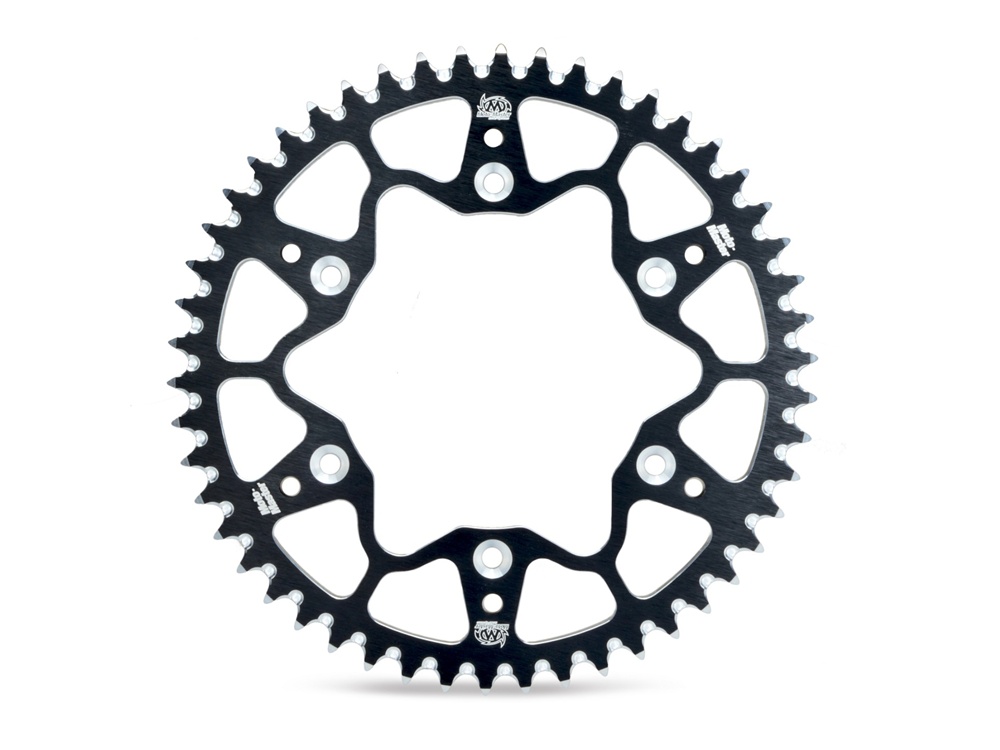 Alu Kettenrad 46 47 48 49 50 Zähne schwarz Moto-Master (420) passend für Kawasaki KX80 KX85 KX100