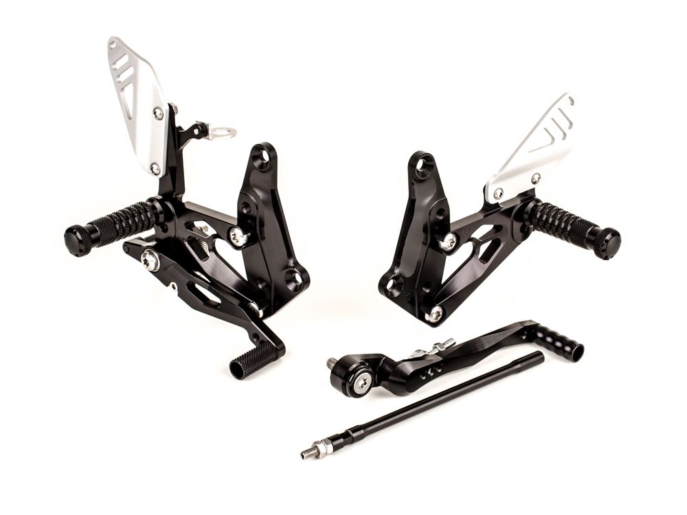 Gilles Fussrastenanlage FXR-H04-B passend für Honda CB500 F / X  CBR 500 R mit Teilegutachten