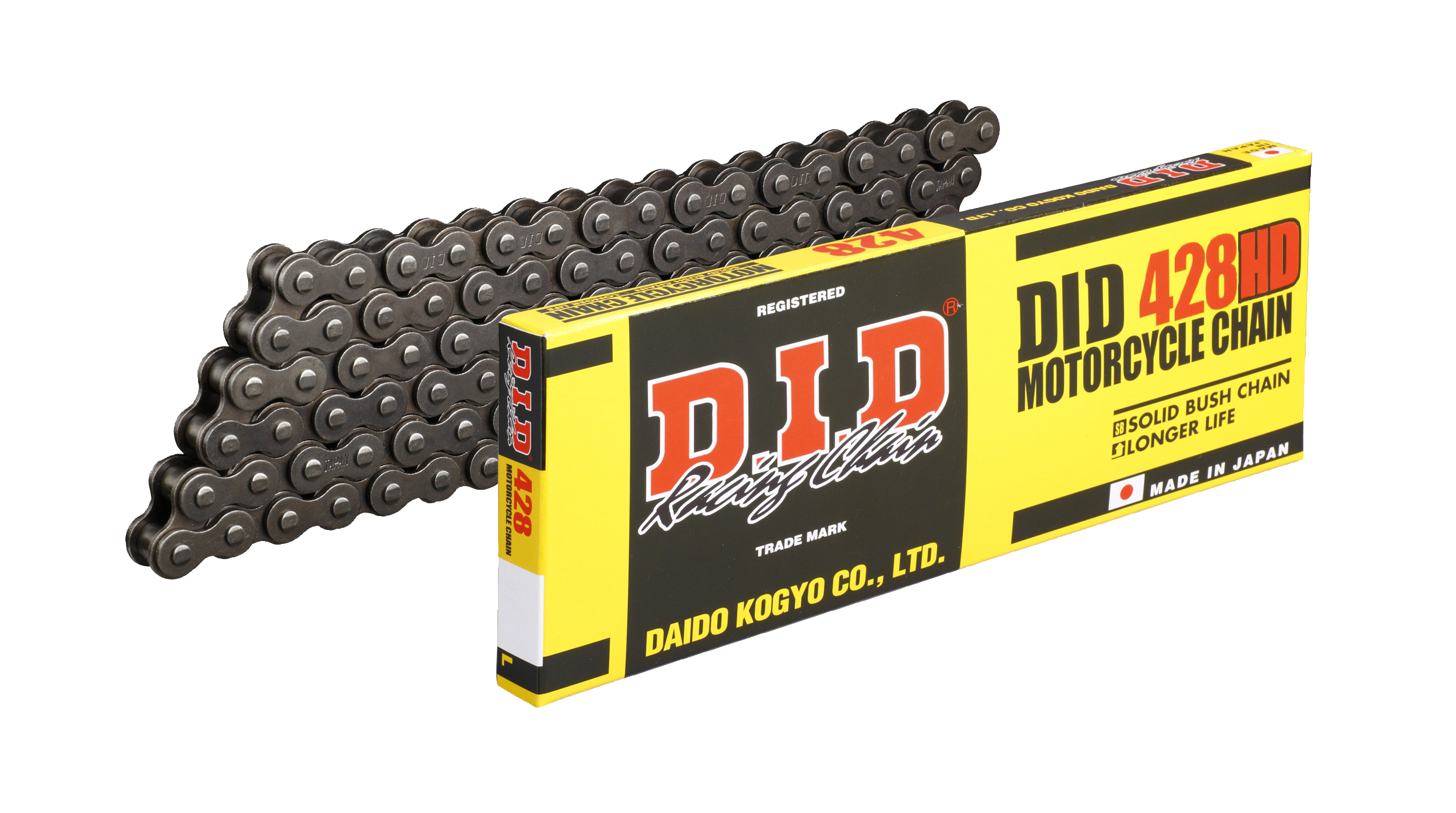 Rollenkette DID428HD(G&G)/100C (Kette offen mit Clipschloss)
