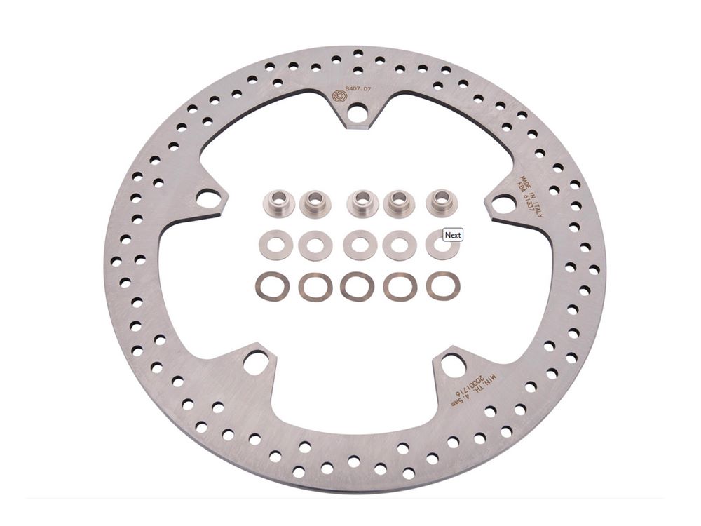 Brembo Bremsscheibe 168B407D7 vorn passend für BMW 1200 HP2 Megamoto (Bj.08-10) Serie Oro